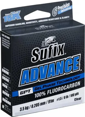 Obrázok produktu pre Sufix Advance Fc Clear 50M 0,405 mm Fluorocarbon