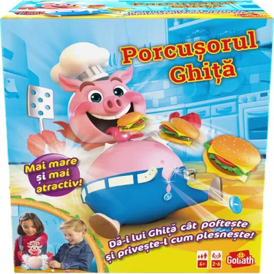 Image de Petit Cochon Gheorghe – Jeu de société amusant pour enfants