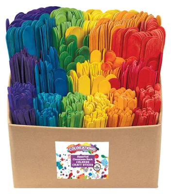Obrázok produktu pre Colourations - drevené tyčinky pre učebňu 1200 kusov kreatívne