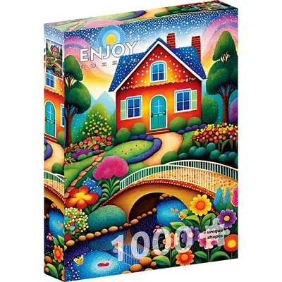 Zdjęcie produktu dla Puzzle 1000 elementów Enjoy – House of Colors