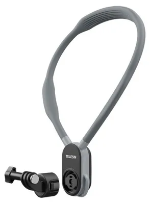 Image de INF TELESIN Collier MagSafe POV Silicone Métal 28cm pour Vlog Action Gris