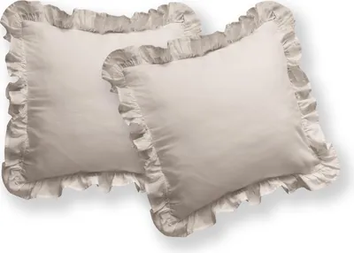 Produktbild von Deco4Home Bettwäsche mit Rüschen | 160x200 | Beige