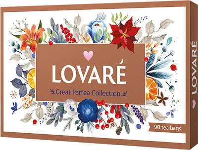 Produktbild von Lovare Tee Set 18 Teesorten 90 Teebeutel
