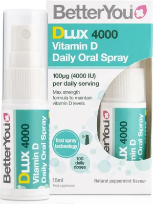 Produktbild von BetterYou DLux 4000 Tägliches Vitamin D Spray Minze 15 ml