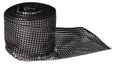 Obrázok produktu pre Pásik s cirkónmi, s diamantovým efektom, čierny, 9,1 m x 10,5 cm