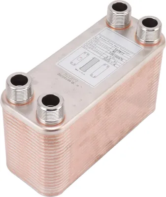 Obrázek produktu pro Plate Chiller Compact Heavy Duty Stainless Steel Brazed Plate Heat Exchanger for Beer Wort Water