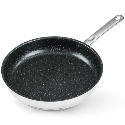 Produktbild von Patelnia stalowa granitowa 28 cm
