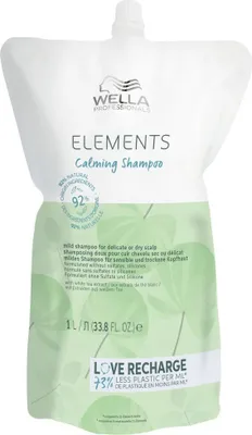 Produktbild von Wella Elements Calming Shampoo Nachfüllpack 1 L