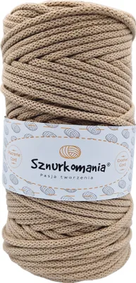 Obrázok produktu pre Splietaná bavlnená šnúra s jadrom 5mm 100m, 46 farieb, makramé priadza, makramé šnúra, háčkovaná šnúra, makramé šnúra, prírodná priadza, šnúra 5mm