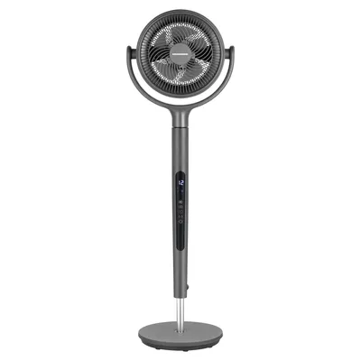 Produktbild von Heinner Standventilator 20 W, DC-Motor, Fernbedienung, 12 Stufen, Turbo, Aromafach, Grau