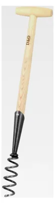 Produktbild von Löwenzahnzieher aus geschmiedetem Borstahl mit 40 cm T-Stiel - Gesamtlänge: 58 cm