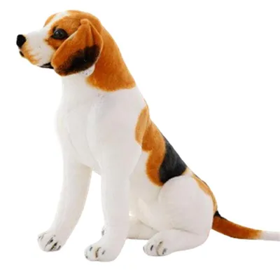 Immagine prodotto di Peluche a forma di cane Beagle, 30 cm, realistico, ideale per bambini
