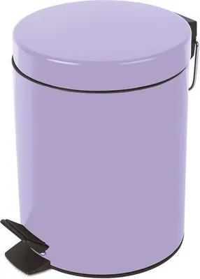 Produktbild von Spirella Kosmetikeimer "Sydney Lavendel Lila" Mülleimer Treteimer Abfalleimer - 3 Liter – mit herausnehmbaren Inneneimer