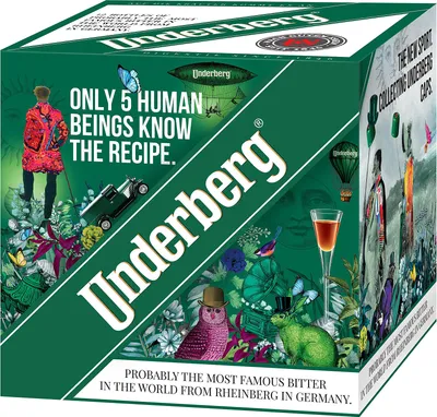 Produktbild von Underberg Kräuterbitter nach gutem Essen | 44 % vol | 12 x 0,02 l