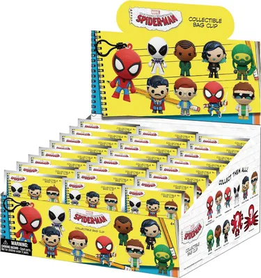 Produktbild von Spider-man 3D Schaumstoff-Taschenanhänger (Friendly neighborhood) Serie 1 Display (24)