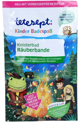 Produktbild von Tetesept Kinder Badespaß Knisterbad Räuberbande 50 g