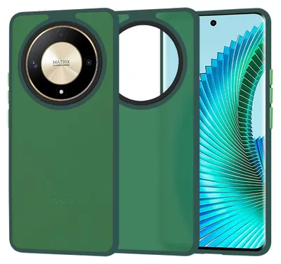 Produktbild von Techsuit HaloFrost Back Cover Hülle für HONOR Magic6 Lite - Dunkelgrün