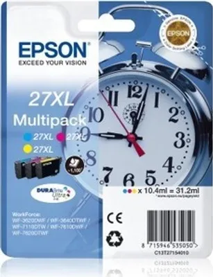 Produktbild von EPSON Tinte Multipack 3x10.4ml WF 36xx/7110/76xx, ''27XL'' RF
