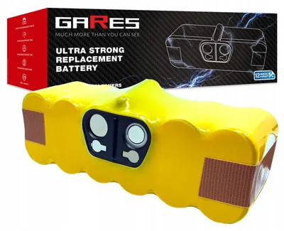 Zdjęcie produktu dla GARES Akumulator Bateria do iRobot Roomba 560 620 700 800 880 | 14,4V 3Ah | Seria Wzmocniona Wysoka Wydajność | Gares