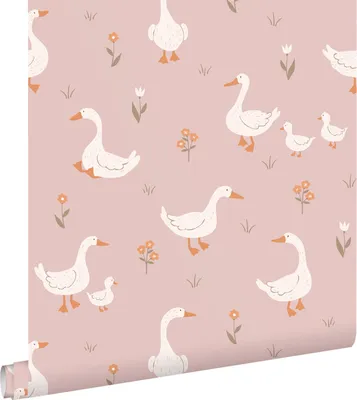 Obrázek produktu pro ESTAhome tapeta Husy růžová 50 x 900 cm