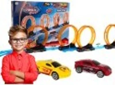 Obrázek produktu pro obrovská závodní dráha + 4 smyčky 31 el. pro děti