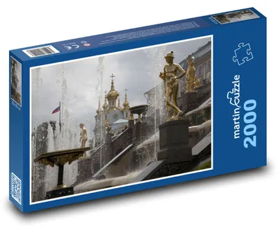 Zdjęcie produktu dla Puzzle 2000 Petersburg - Kaskada Peterhof - martinpuzzle