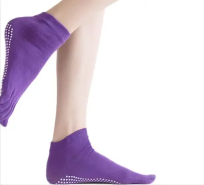 Produktbild von Jumada's - Zehensocken - Sport - Fitness - Yoga - Lila - Rutschfest - Verschleißfest - Atmungsaktiv