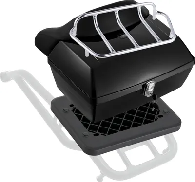 Immagine prodotto di VEVOR bauletto per moto, bauletto per moto 48L, bauletto universale in PP, impermeabile, bauletto per moto rimovibile (565 x 500 x 380 mm)
