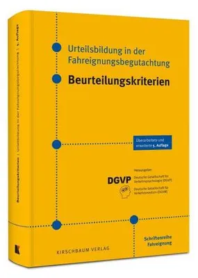 Produktbild von Beurteilungskriterien - Urteilsfindung in der Fahreignungsbe
