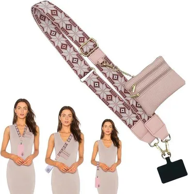 Produktbild von Famanu Telefonband mit Tasche und Clip - verstellbar