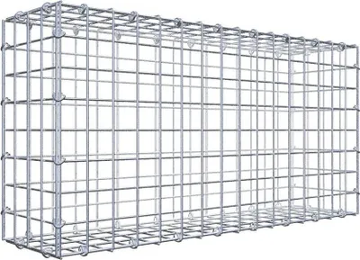 Immagine prodotto di Gabbione 80 cm x 40 cm x 20 cm (L x H x P), maglia 5 cm x 5 cm, anello a C