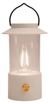 Produktbild von Coen Bakker Tischleuchte weiß usb dimmbar Kunststoff Filament LED warmweiß 11,5x24cm