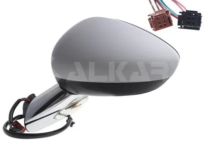 Produktbild von ALKAR 6143822 Außenspiegel Seitenspiegel Links für CITROËN DS3 Beheizt Konvex Grundiert Elektrisch