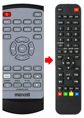 Produktbild von Ersatz Fernbedienung für Maxell MXSP-SB3000