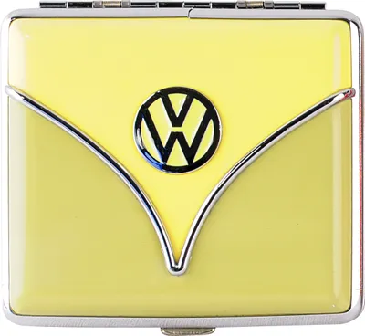 Produktbild von ZIGARETTENETUI VW Bulli Bus T1 Leder Zigaretten Etui Zigarettenbox Case 05(Grün)