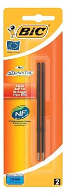 Image de BIC Mines pour stylo à bille Atlantis Classic noir M 2 pièces