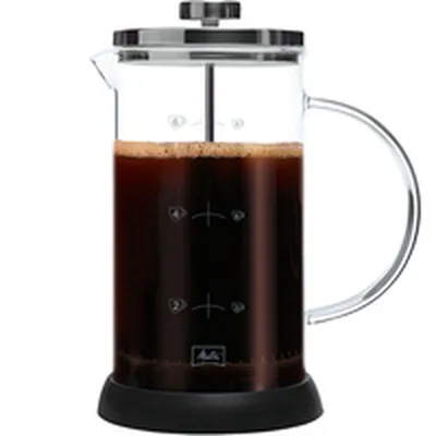 Produktbild von Melitta 6713355, Schwarz, Transparent, 8 Tassen, Glas, Edelstahl, Glas, 151 mm, 120 mm