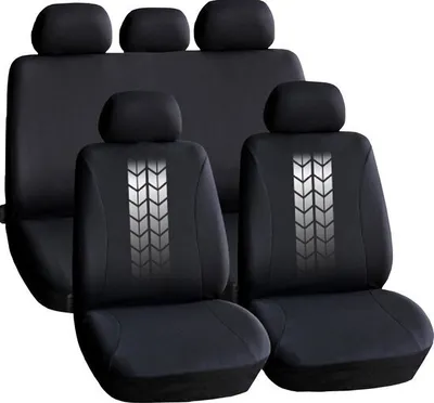Immagine prodotto di Coprisedili universali per auto - Nero/Grigio antracite - Coprisedili per auto - Set completo - Set di coprisedili