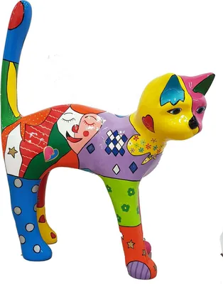 Produktbild von Designer Abstrakte Figur Moderne Figuren Dekoration Katze Skulpturen Dekoration