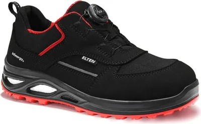 Produktbild von Damen-Sicherheitshalbschuh HANNAH XXTL BOA® black-red Low ESD S3, Gr. 40