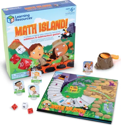 Zdjęcie produktu dla Learning Resources Math Island!, Gra planszowa, Edukacyjny, 6 lat(a)
