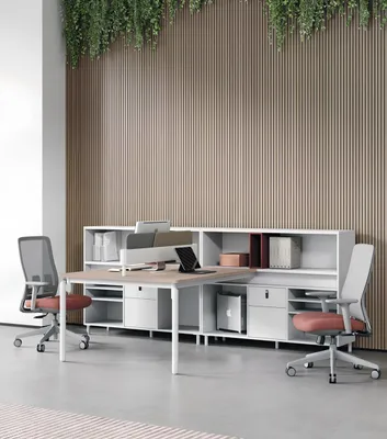 Immagine prodotto di Scrivania da computer bianca  design elegante, mobili di stile