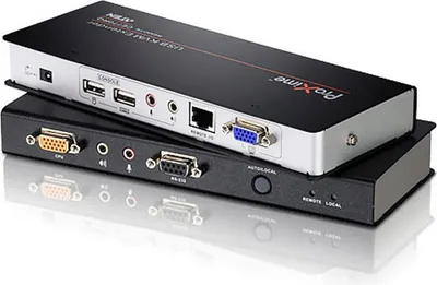 Produktbild von ATEN USB-VGA/Audio-Cat-5-KVM-Extender mit Entzerrung (1280 x 1024 bei 300 m), Sender und Empfänger, Kabelgebunden, 300 m, Cat5, 1920 x 1200 Pixel, 1920 x 1200, 1280 x 1024