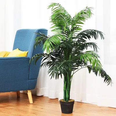 Produktbild von Kunstpflanze Verwendbare Künstliche Palme Kunstbaum 110 cm/150 cm-110 cm