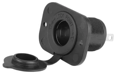 Image de Prise de courant EURO 12V/24V, pour installation, avec prise (58083)