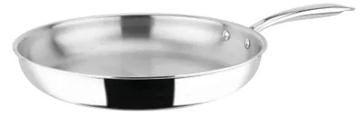 Edelstahl-Bratpfanne Ø 30 cm, für alle Herdarten, induktionsgeeignet