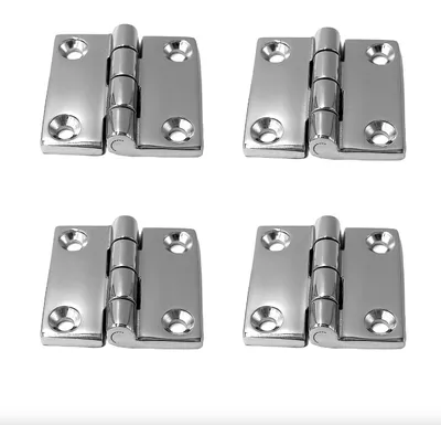 Immagine prodotto di Cerniere quadrate in acciaio inossidabile, set di 4