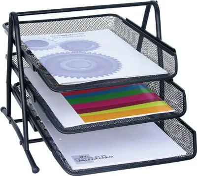 Produktbild von Briefablage Office A4 schwarz Packung mit 12 Stück