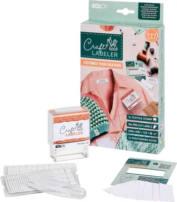Produktbild von COLOP Craft Labeler Markier-Set 3x5.5x6 cm Stempel Etikettiergerät Basteln