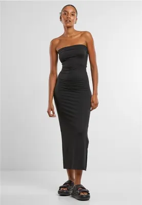 Obrázek produktu pro Dámské šaty Urban Classics Ladies Bandeau Midi Dress black - 4XL